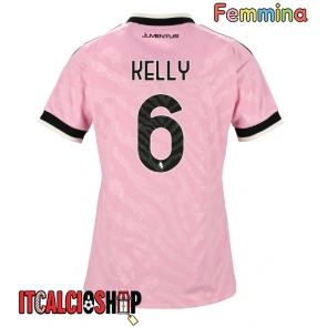 Juventus Lloyd Kelly #6 Seconda Maglia Femmina 2026-27 Manica Corta Juventus Lloyd Kelly #6 Seconda Maglia Femmina 2026-27 Manica Corta